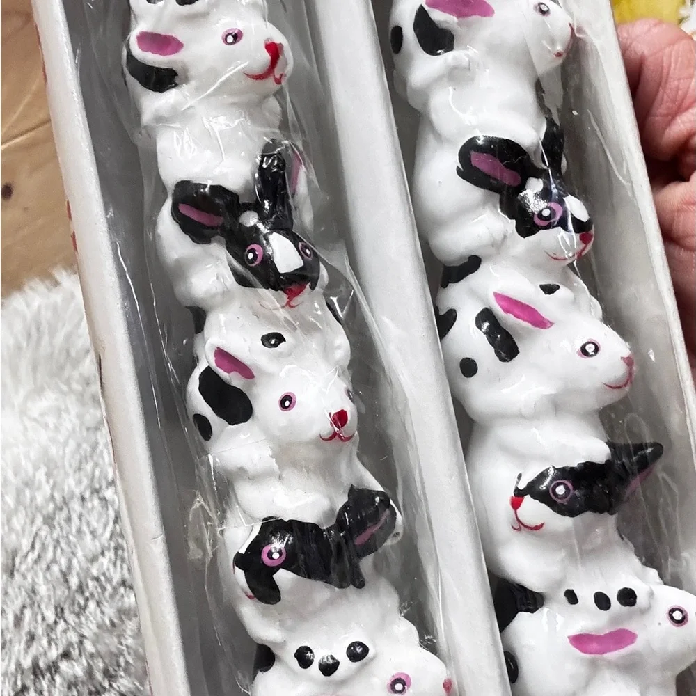 Dept 56 vintage Bunny Taper Candles